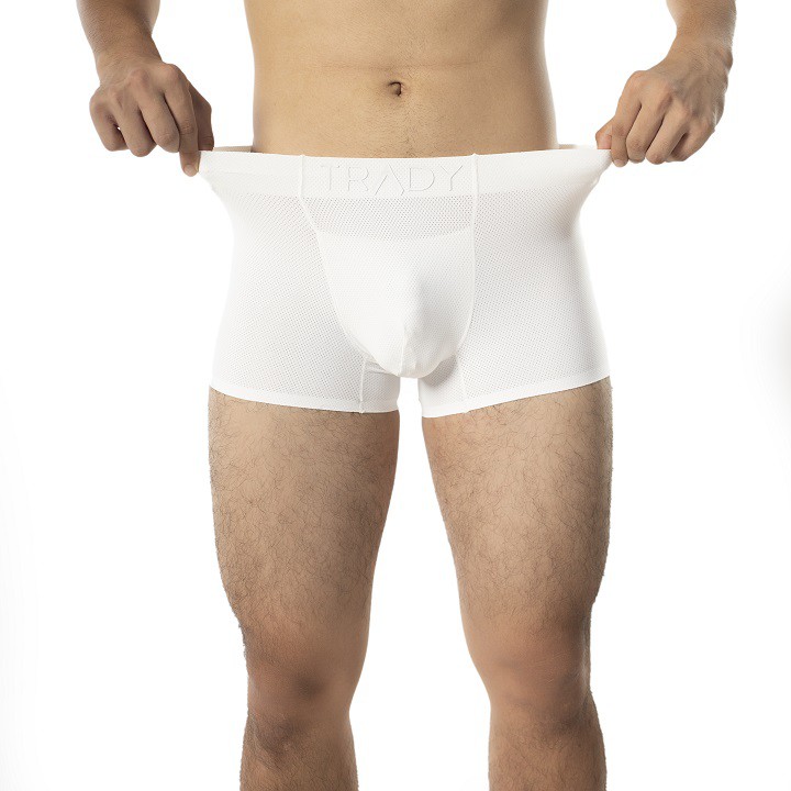 Quần lót Boxer nam TRADY chất liệu Cotton, Bamboo mềm mại, thoáng khí, kháng khuẩn