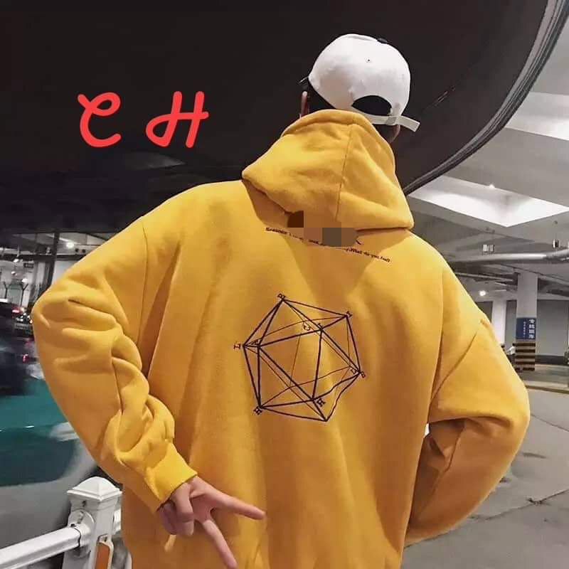 Áo hoodie quả cầu hình học cực chất CHU0412