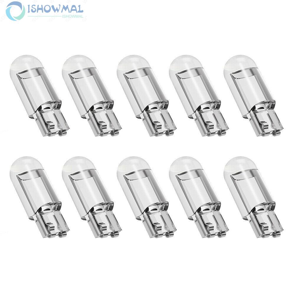 ⚡Hot Sale⚡10x T10 501 Led Car Side Light White Bulbs Error Free Canbus Xenon W5w Sidelight Bright New-ISHOW