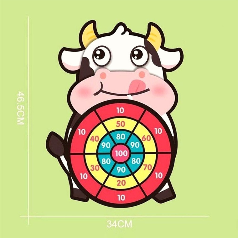 Ném Bóng Dính, Bảng Phi Tiêu Bóng Ném Dính Rèn Luyện Tính Tập Trung Cho Bé Tặng Kèm 3 Bóng + 1 Móc Treo T1