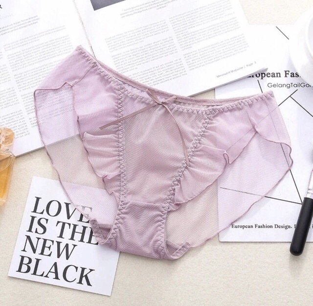 Quần lót nữ xuyên thấu sexy gợi cảm quần lót bánh bèo