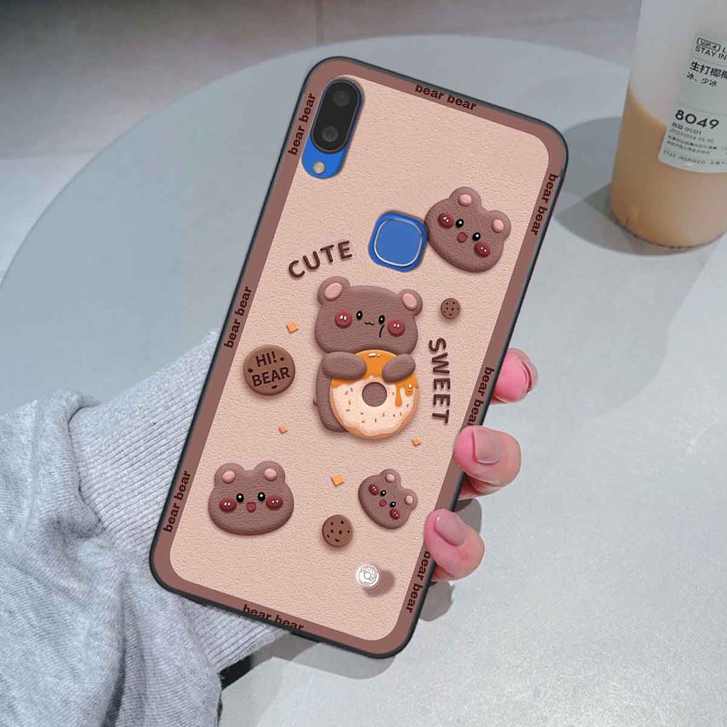 Ốp Vivo V11 / V11i bear brick, gấu đáng yêu, dễ thương