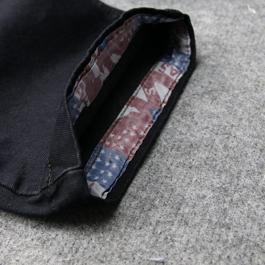 Quần short jean nam đen vải đẹp TS169 Tronshop