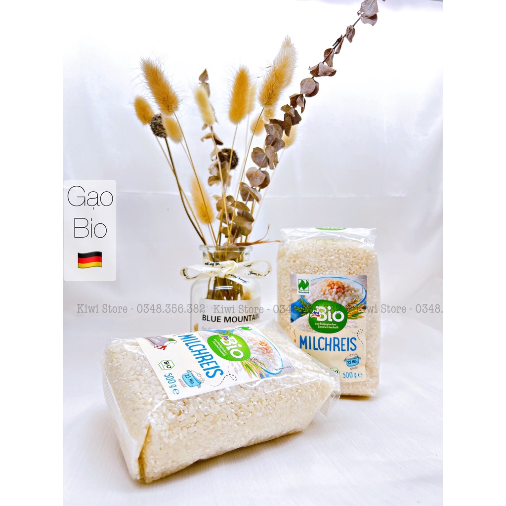 Gạo sữa hữu cơ Bio Milchreis cho bé ăn dặm gói 500g (Đức)