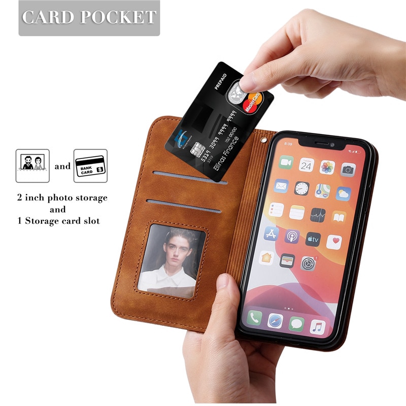 For Samsung A81 A91 M60S M80S Leather Flip Wallet Book Holder Case For Samsung Galaxy A10 M10 A20 A30 A50 A51 A71 Cover Funda