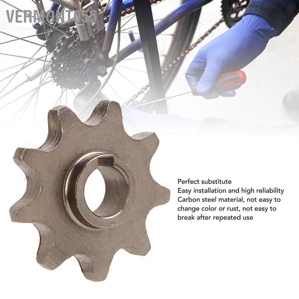 Vermont055 420 9 Nhông xích cho Động cơ giảm tốc MY1016Z2 MY1016Z3 MY1018 Độ chính xác cao Thép carbon Dễ dàng lắp đặt động