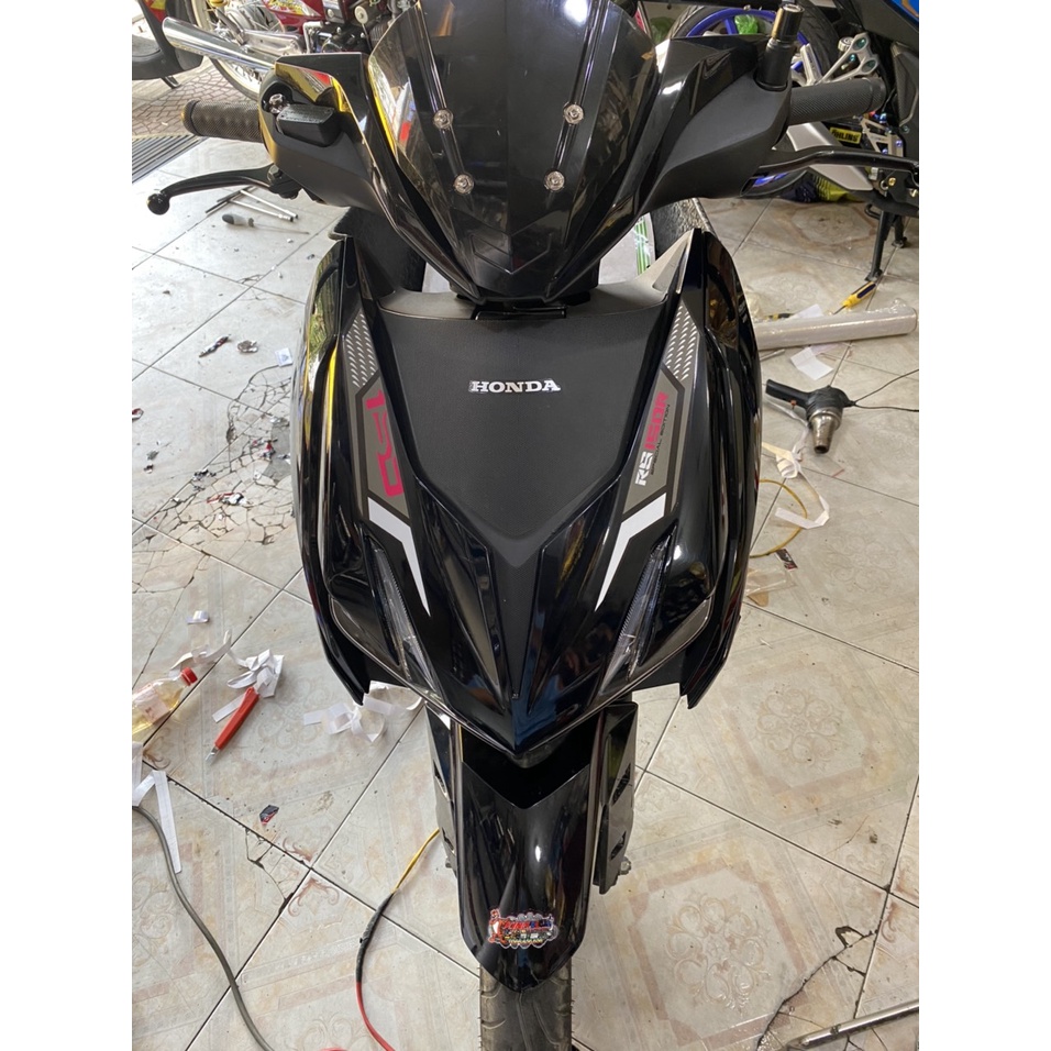 Tem Rời Winner X mẫu RS150R màu đen xám hồng trắng