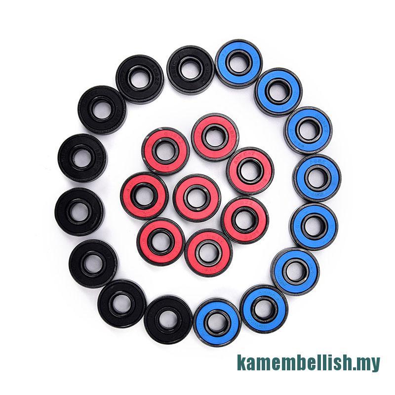 Set 8 Vòng Bi 608rs Bằng Thép Cho Ván Trượt