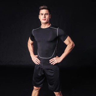 Áo Legging Thể Thao Cộc Tay Nam, áo giữ nhiệt dài tay Chuyên Tập Gym,Chơi Thể Thao Combat