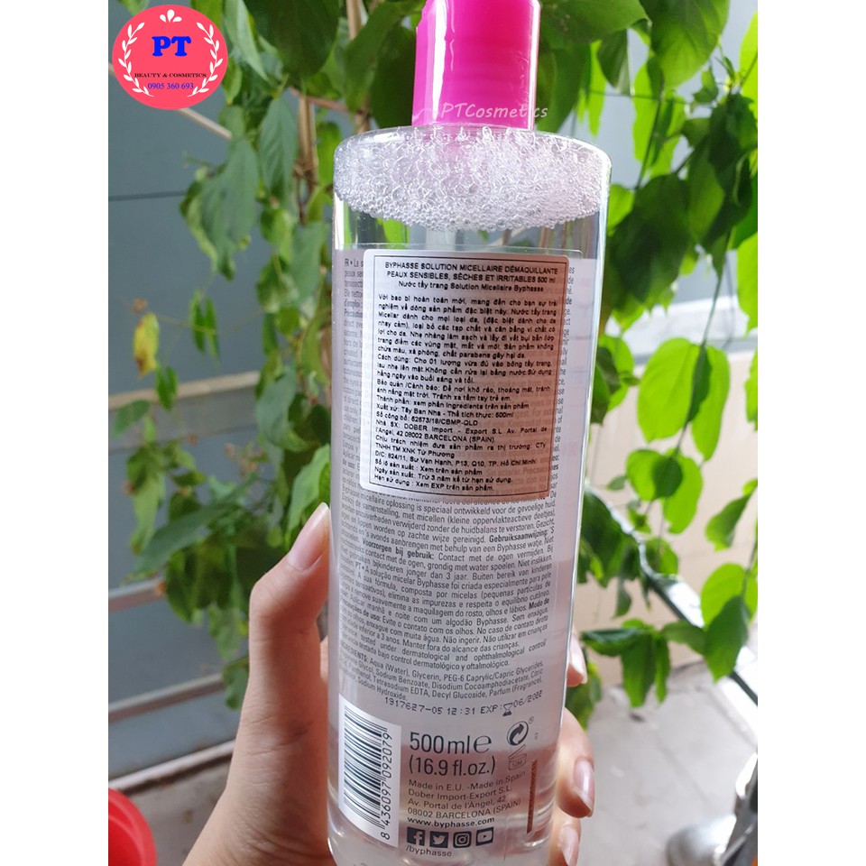 Nước Tẩy Trang Byphasse 500ml Solution Micellaire Chính Hãng | BigBuy360 - bigbuy360.vn