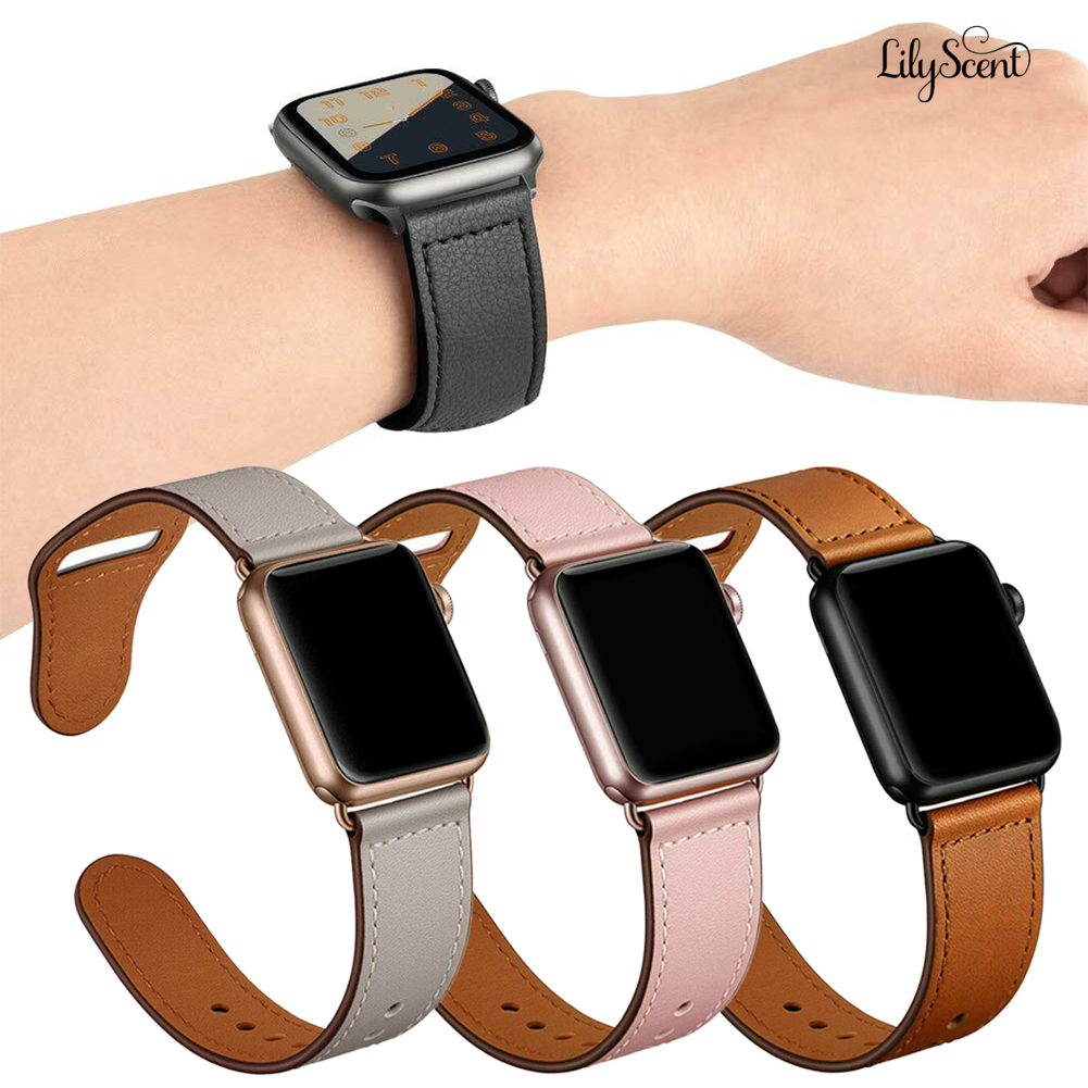 Dây Da Thay Thế 38 / 42mm Cho Đồng Hồ Iwatch