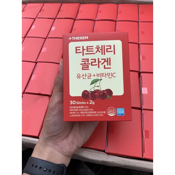 Bột collagen Cherry TheSem Hàn Quốc 30 gói