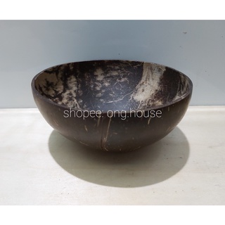 Bát gáo dừa / chén gáo dừa mài bóng size lớn 12 - 14 cm
