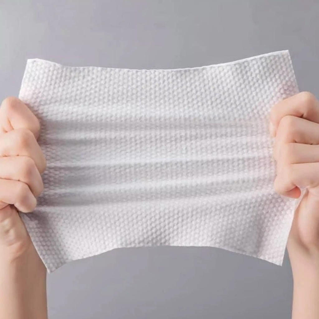 Khăn giấy khô đa năng Animerry lau mặt dùng 1 lần lau khô, lau ướt NPP Shoptido
