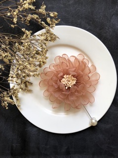 Cài áo handmade cúc voan