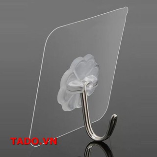 [Hot]  Combo 10 móc treo đồ trong suốt dính tường siêu chắc chắn trong nhà GD593
