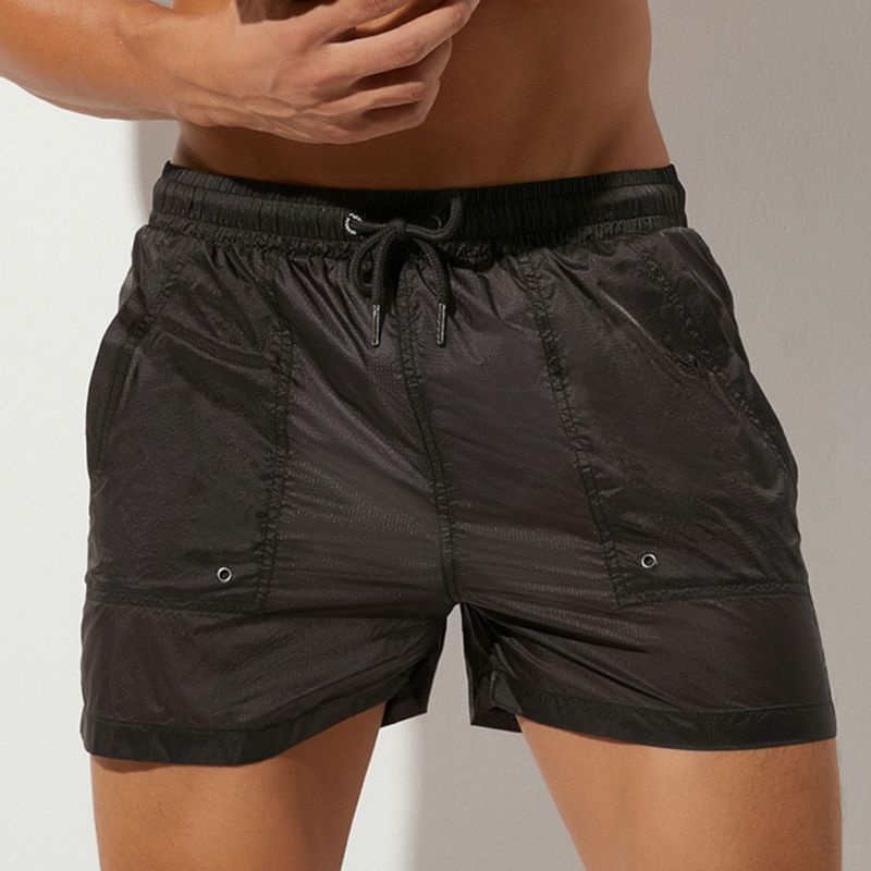 Quần Short Thể Thao Dây Rút Mau Khô Thoải Mái Thời Trang Mùa Hè Cho Nam