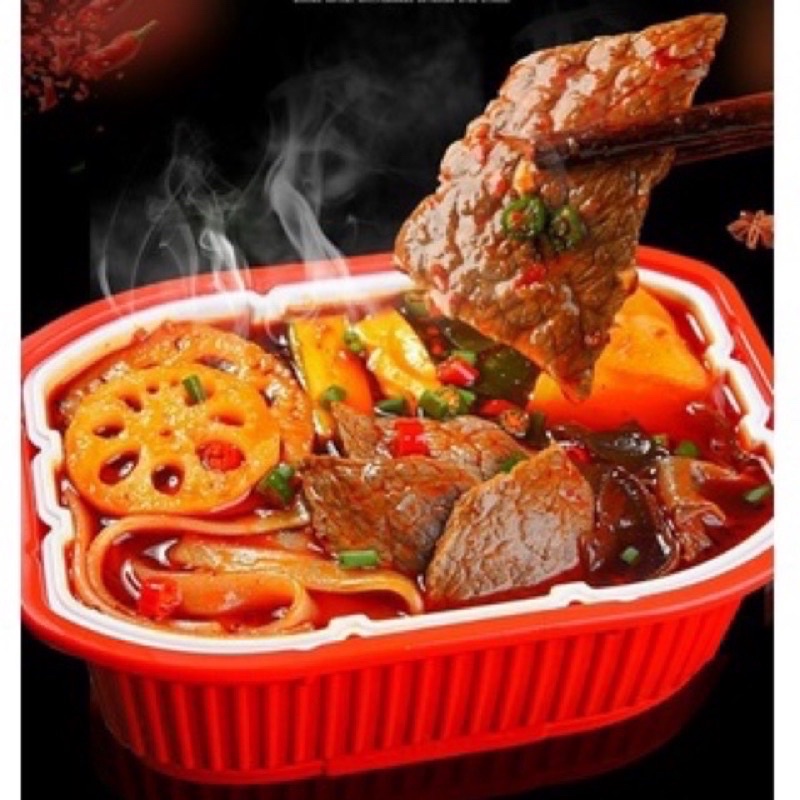 Lẩu Tự Sôi Bò Miếng Tê Cay Chunlin 250gr