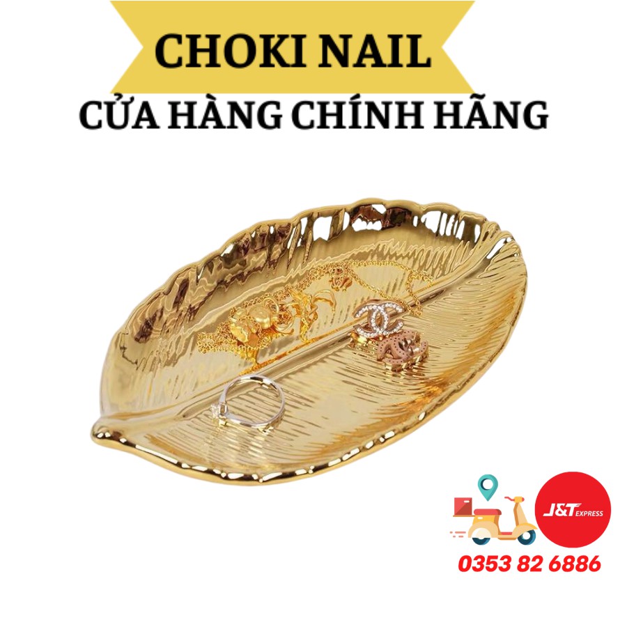 Đĩa lá sứ chụp hình nail , chụp ảnh trang sức siêu đẹp