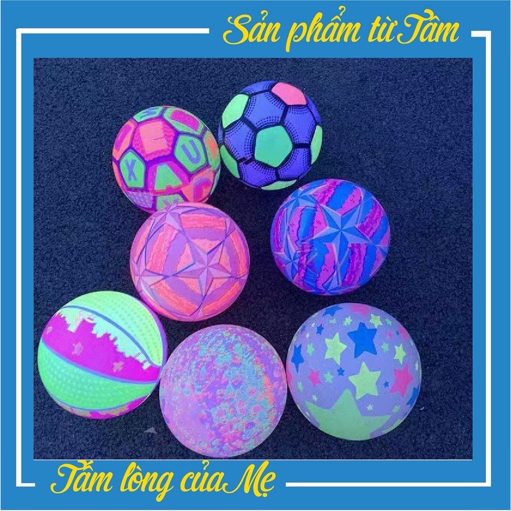 Bóng Phát Sáng Đồ Chơi Cho Bé Silicon Cao Cấp, Bóng Thể Thao Phát Sáng