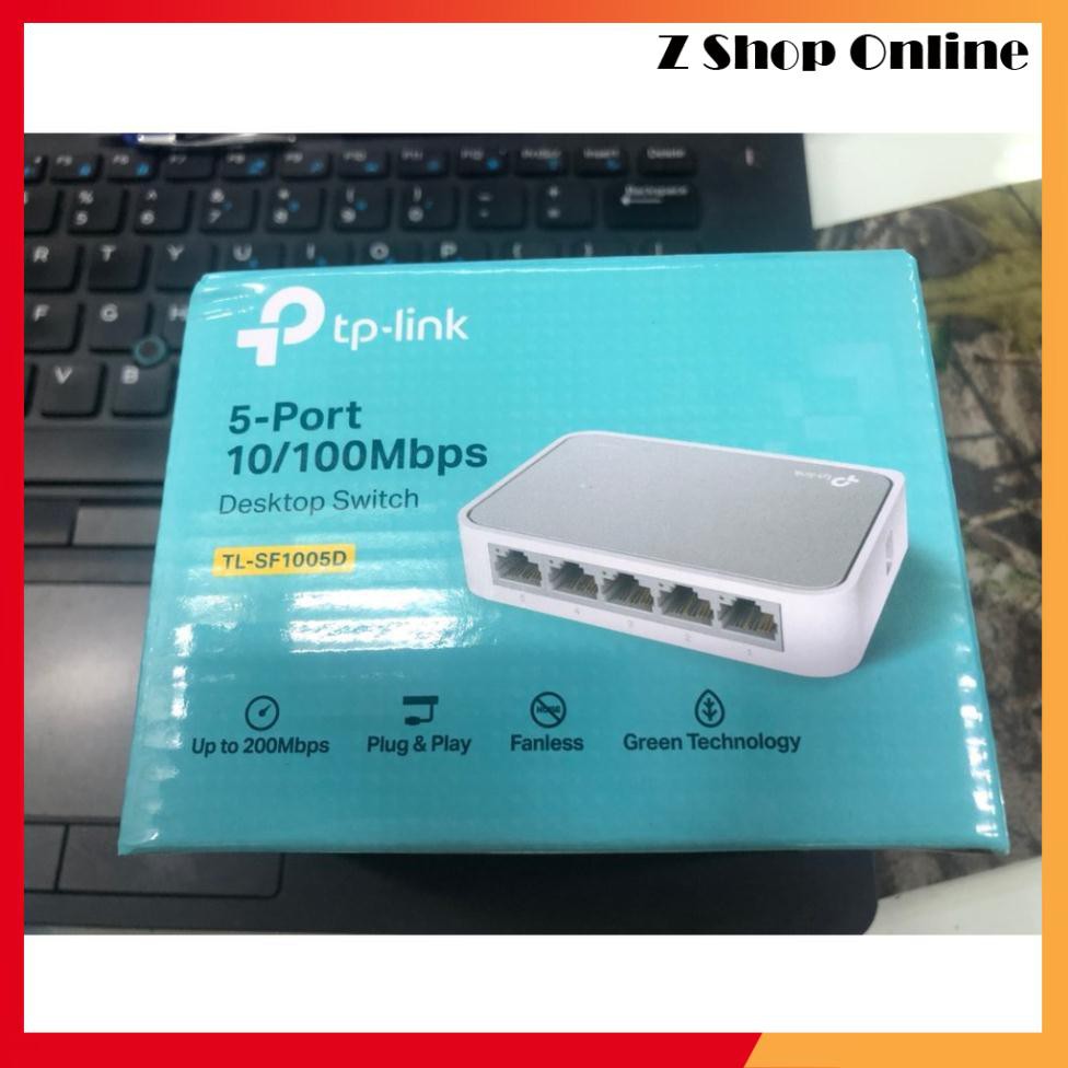 🎁 Switch 5 port TP-Link SF1005D HÀNG CHÍNH HÃNG - Bộ Chia Mạng 5 Cổng- Bảo Hành 24 Tháng