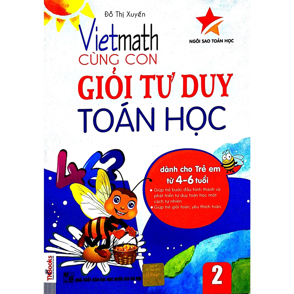 Sách - Combo Vietmath Cùng Con Giỏi Tư Duy Toán Học (MC)