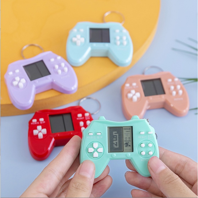 Móc Khóa Máy Chơi Điện Tử Cầm Tay , Máy Game Xếp Hình Huyền Thoại Tuổi Thơ