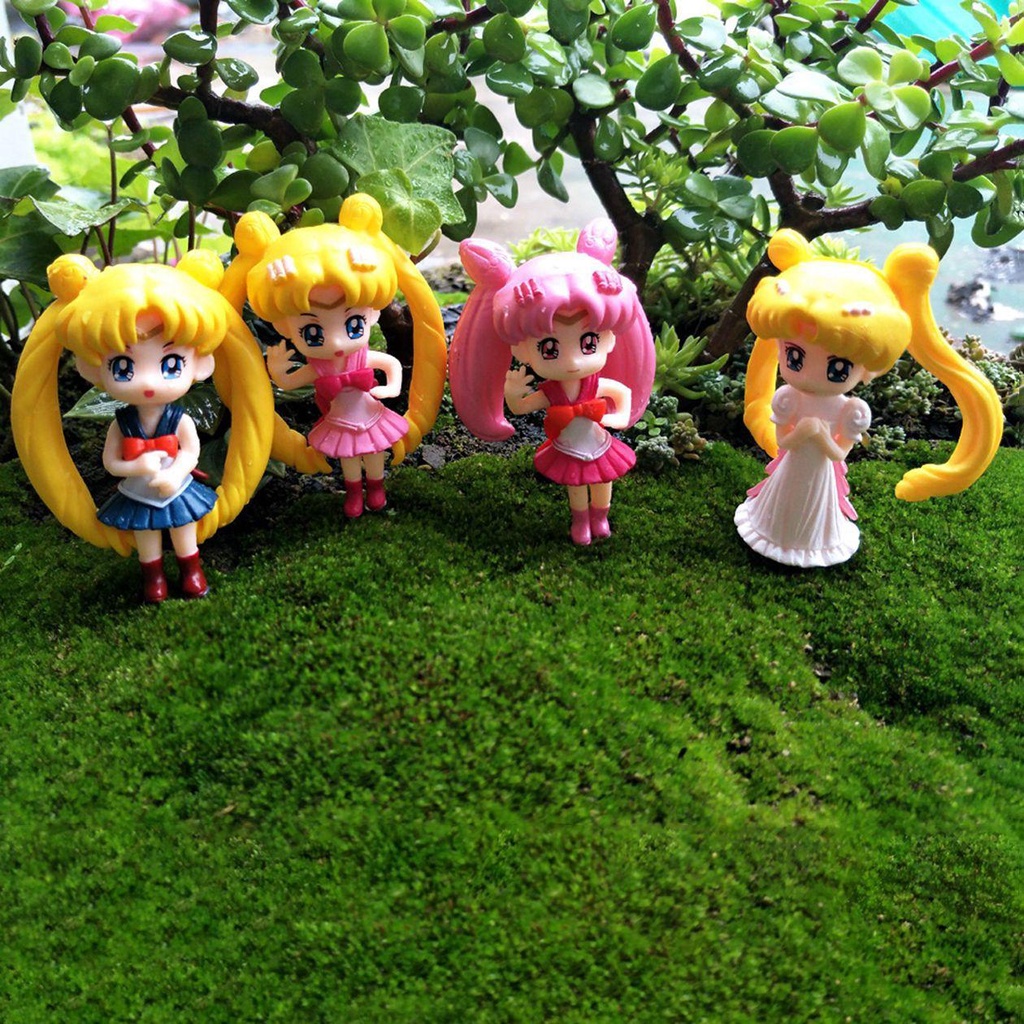 IVORY Mô Hình Cô Gái Hoạt Hình Mini Bằng Nhựa Resin Thủ Công DIY