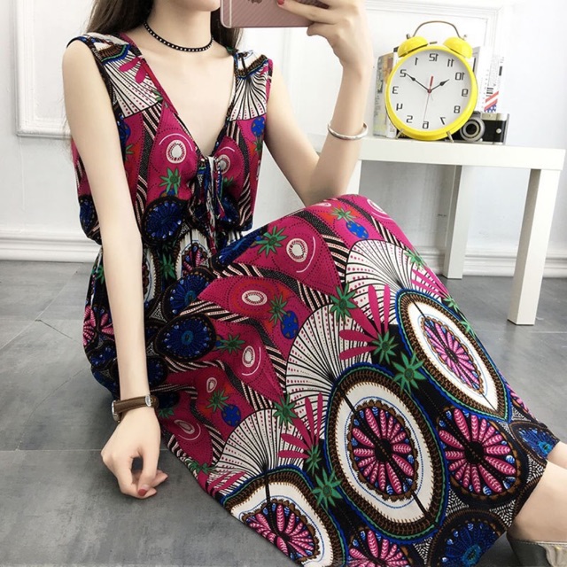 Maxi thổ cẩm cotton quảng châu cc