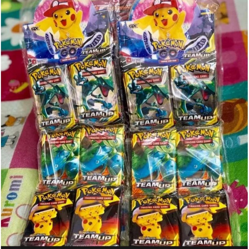 Bộ thẻ bài Pokemon, dây 6 -12 gói. Hàng đẹp như ảnh.
