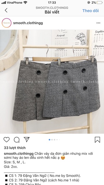 CHÂN VÁY DẠ SỌC PASS