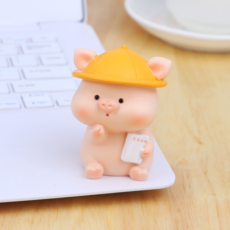 Heo Con trang trí ô tô, bàn làm việc, bánh kem dễ thương/Tượng heo đáng yêu 💕FREESHIP 50k💕- Linh tinh 10k