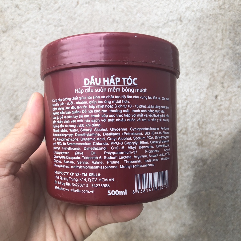 HẤP TÓC KELLA - Hair Repair Cream 500ml