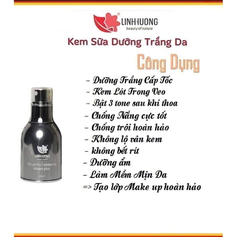 KEM SỮA NHUNG TRẮNG DA LINH HƯƠNG - KEM SỮA DINH DƯỠNG DƯỠNG ẨM DƯỠNG TRẮNG DA, SE KHÍT LỖ CHÂN LÔNG MAKE UP CHỐNG NẮNG