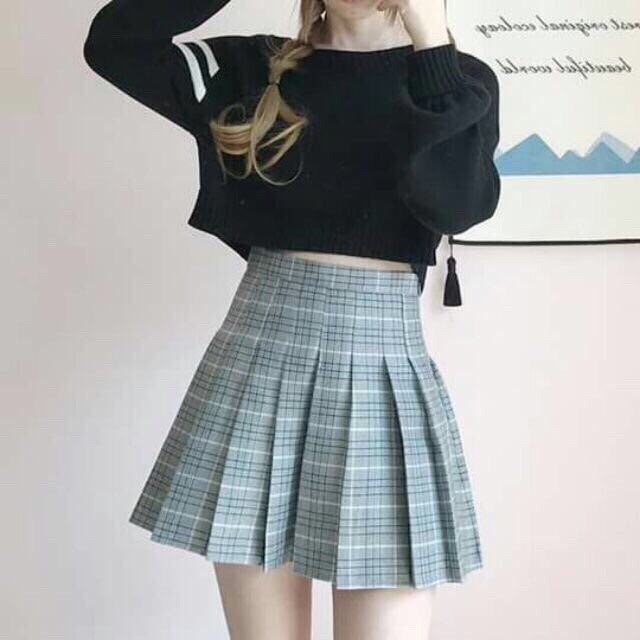 Chân váy tennis kẻ hàng loại 1 kèm ảnh thật | BigBuy360 - bigbuy360.vn