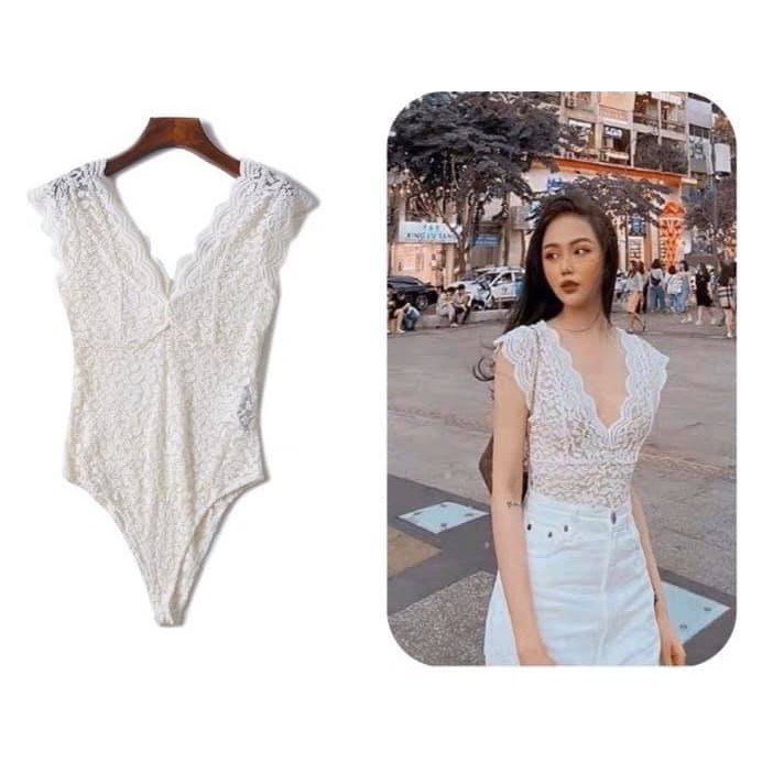 Áo ren bodysuit ZR xuất xịn có sẵn