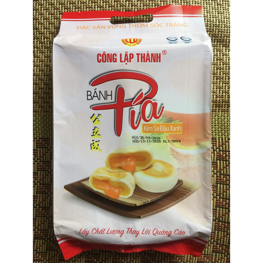 Bánh Pía Kim Sa Mini Đậu xanh trứng 500g, Bánh bía Vũng Thơm Sóc Trăng - SHOP WENDY