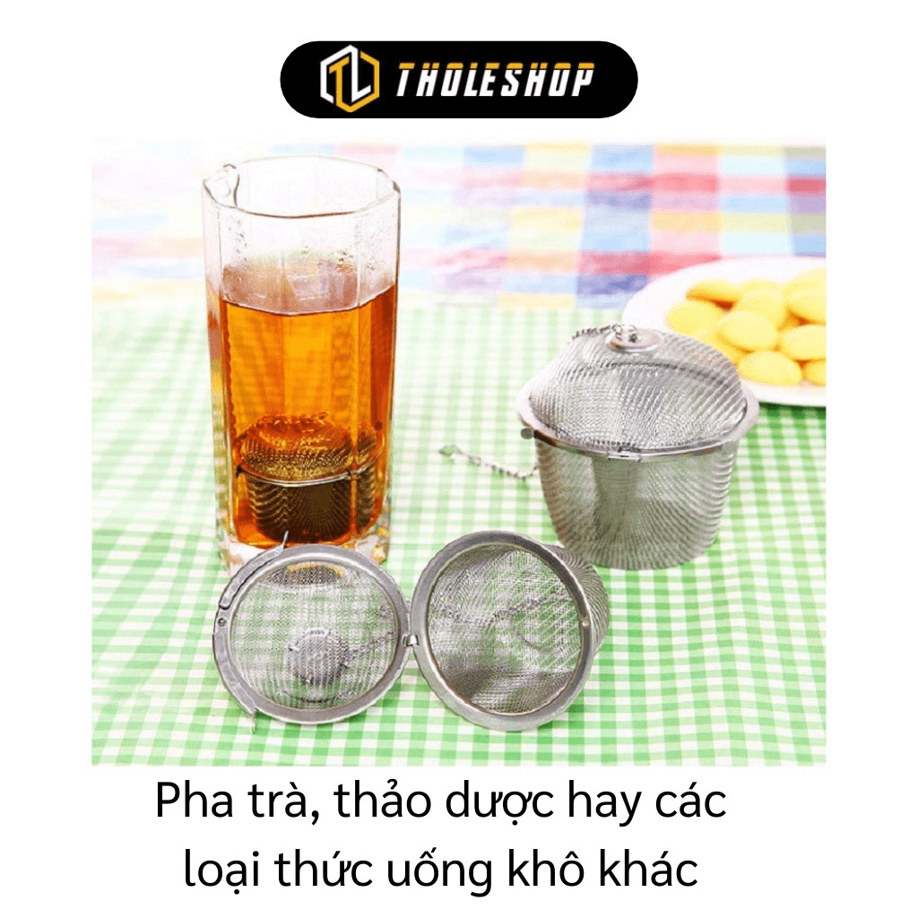 [SGD] Dụng Cụ Lọc Trà - Lưới Lọc Gia Vị Nấu, Hầm Nước Phở, Bún, Pha Trà Thả Inox T6069 9451