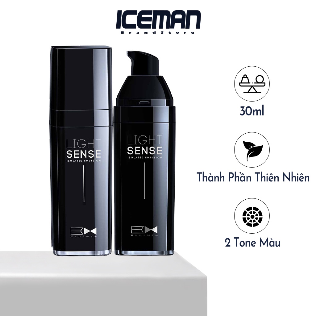 Kem Lót LIGHT SENSE BLUEMAN Dưỡng Da Che Khuyết Điểm 30ml