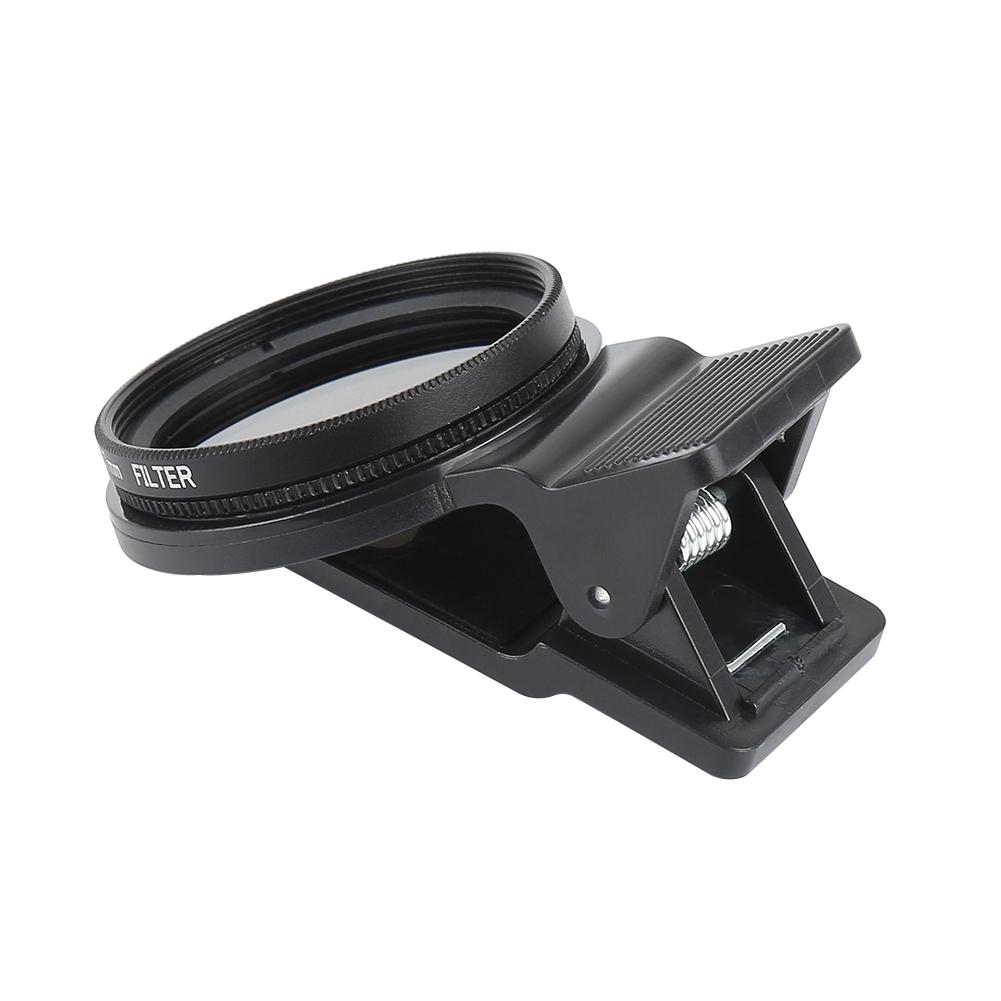 Wow2buy 37mm CPL Filter Circular Polarizer Lens +Protective Cap For Cell Phone