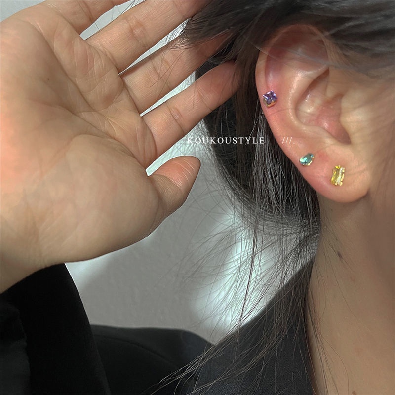 Set 5 Đôi Khuyên Tai Tạo Hình Độc Đáo Thời Trang Cho Nữ
