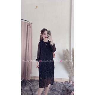 Váy Voan Chấm Bi