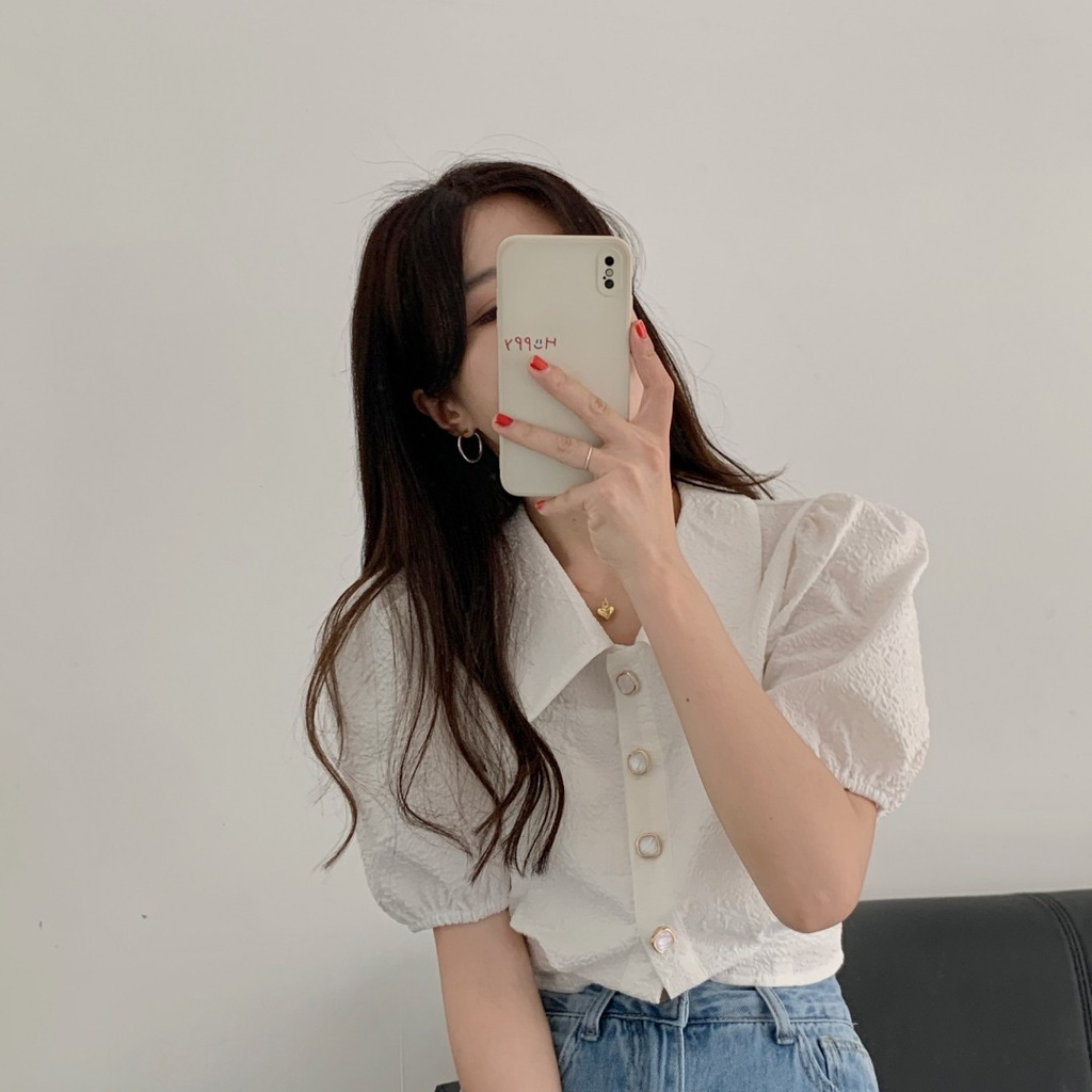 Áo Sơ Mi Ngắn Tay Thời Trang Mùa Hè Hàn Quốc