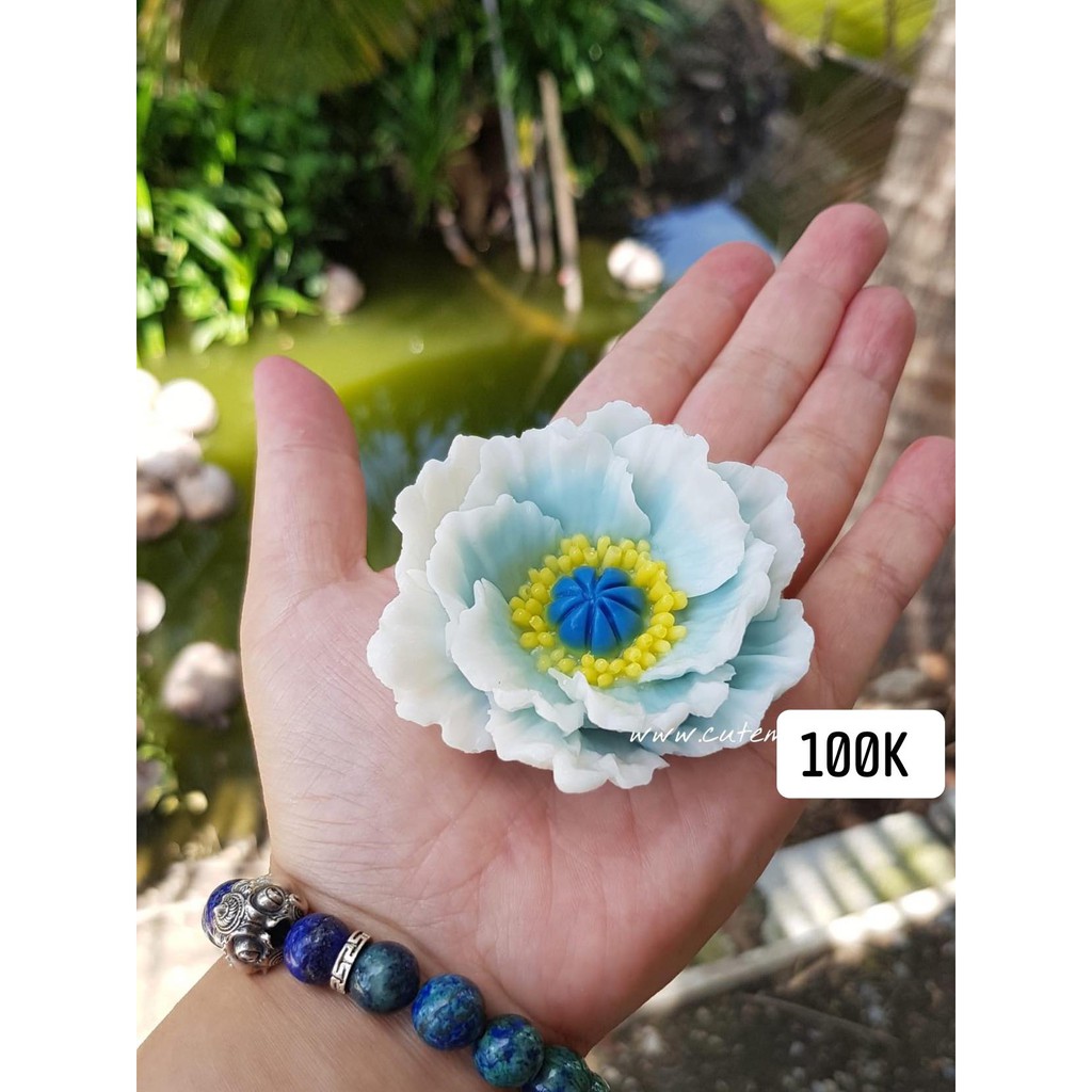 Khuôn Silicone Hoa Poppy 6.5 Cm