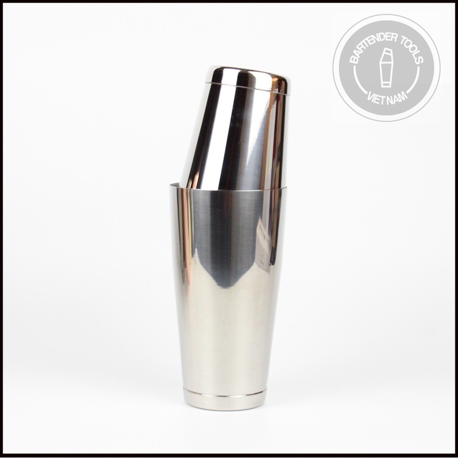 Bình lắc shaker boston inox 2 đáy ( loại trơn bóng )