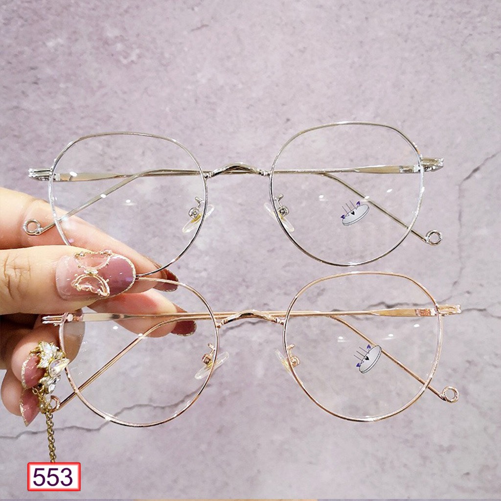 [Mã FARSSTGRE giảm 5K đơn bất kỳ] MẮT KÍNH GỌNG CẬN CHÂN XOẮN TRÒN 553 NEW FASHION SIÊU DỄ THƯƠNG | BigBuy360 - bigbuy360.vn