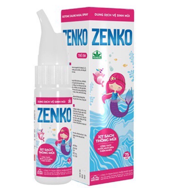 DUNG DỊCH VỆ SINH MŨI ZENKO