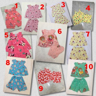 [Sonamevabe] Đồ Bộ Bé Gái Mặc Nhà Tole 2 Da Tole Lanh Họa Tiết Hoạt Hình, Size 10kg- 11kg, 47k - 55k / bộ