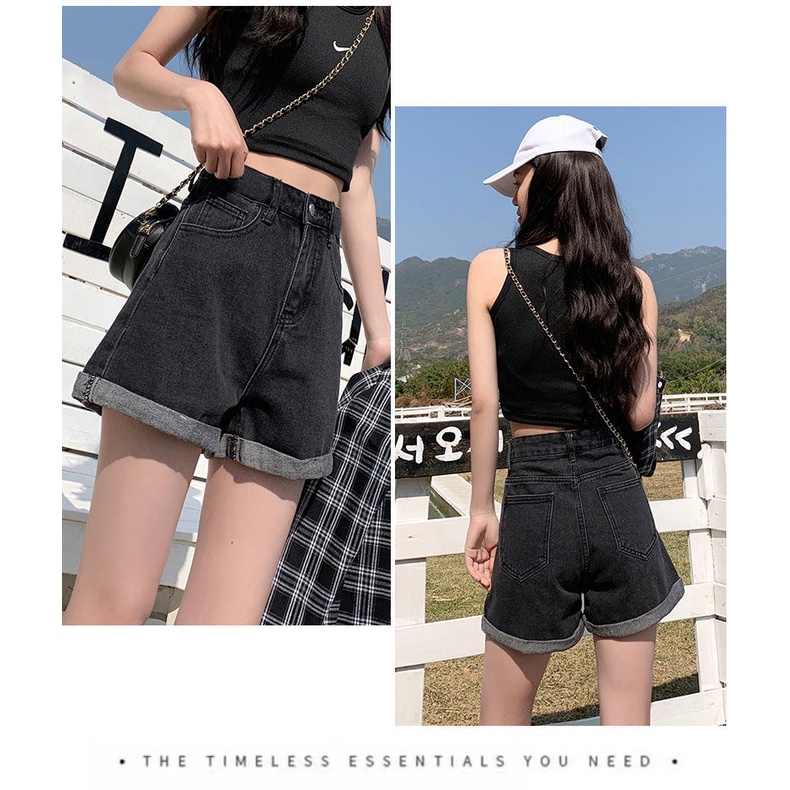 NRVP Quần Short Jeans Lưng Thun Plus Size