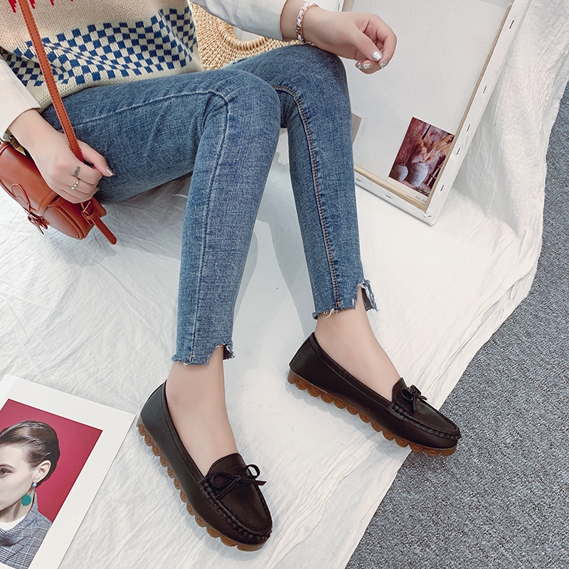 Giày lười bằng da PU thời trang thanh lịch dành cho nữ | BigBuy360 - bigbuy360.vn